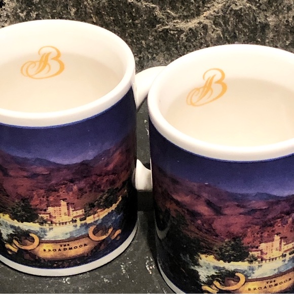 Two mugs included. THE BROADMOOR HOTEL Colorado Springs resort Maxfield Parrish. - Picture 3 of 6